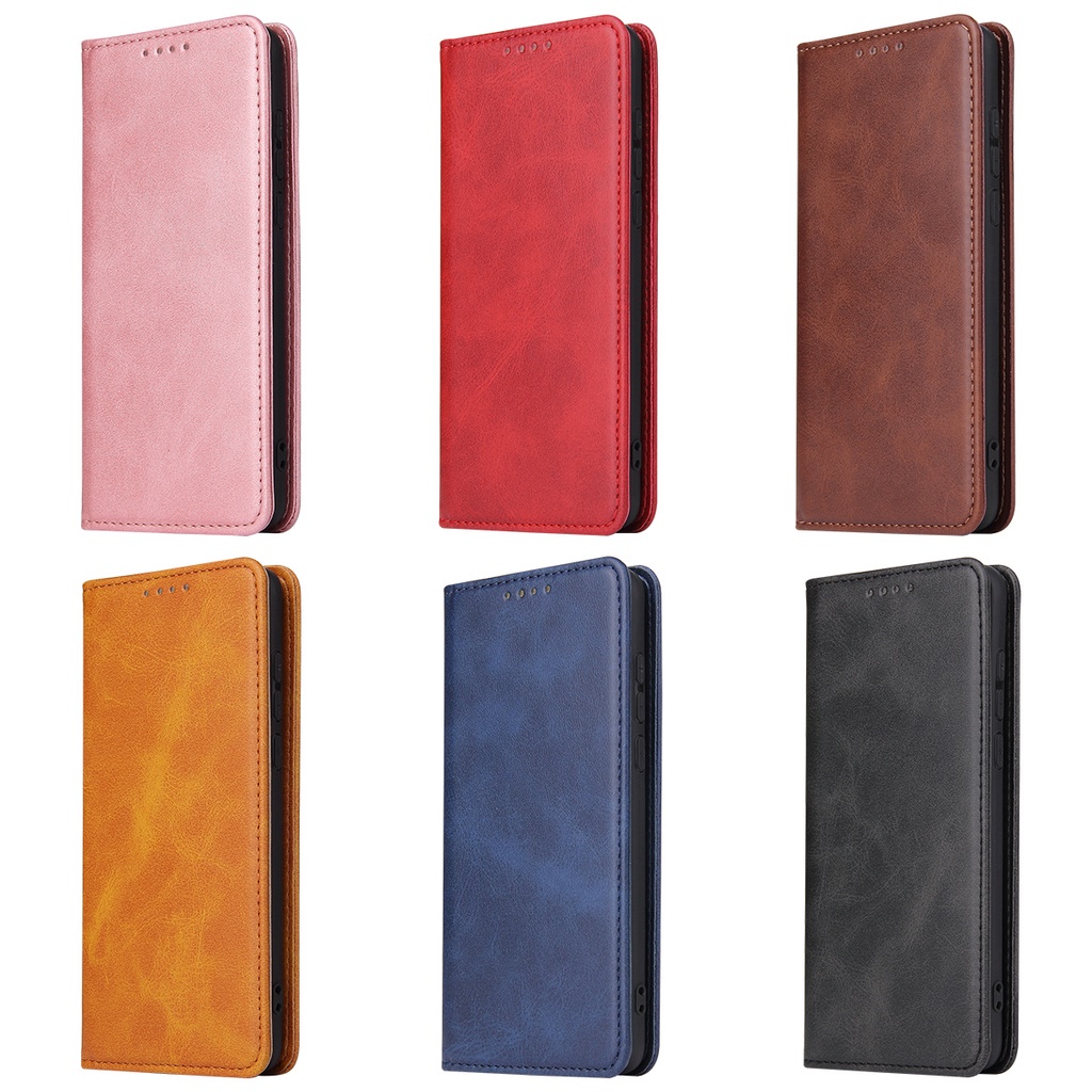 Ốp lưng điện thoại dạng ví da lật dành cho Xiaomi Mi 11 Lite Redmi Note 10S Note 10 Pro POCO F3 M3 Pro X3 GT
