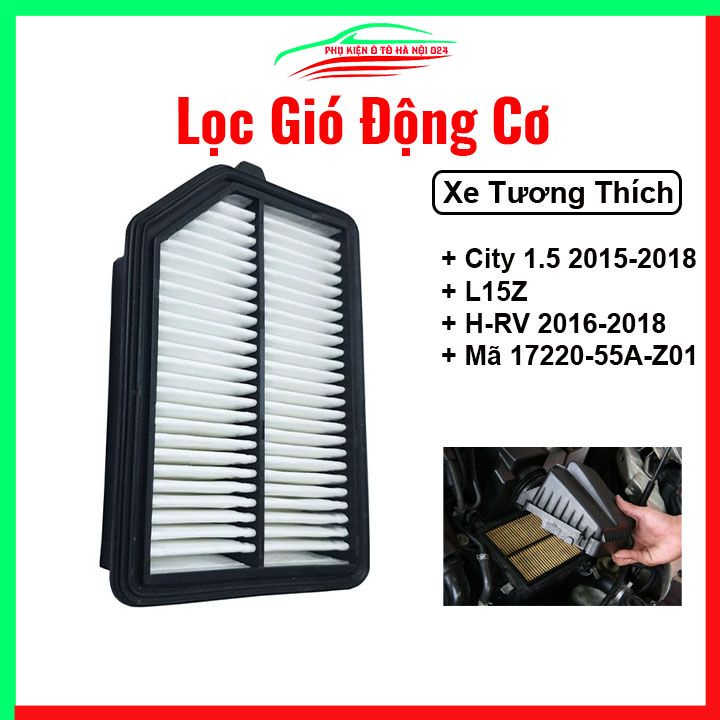 Lọc gió động cơ ô tô Honda City 1.5 2015-2018, L15Z, H-RV 2016-2018