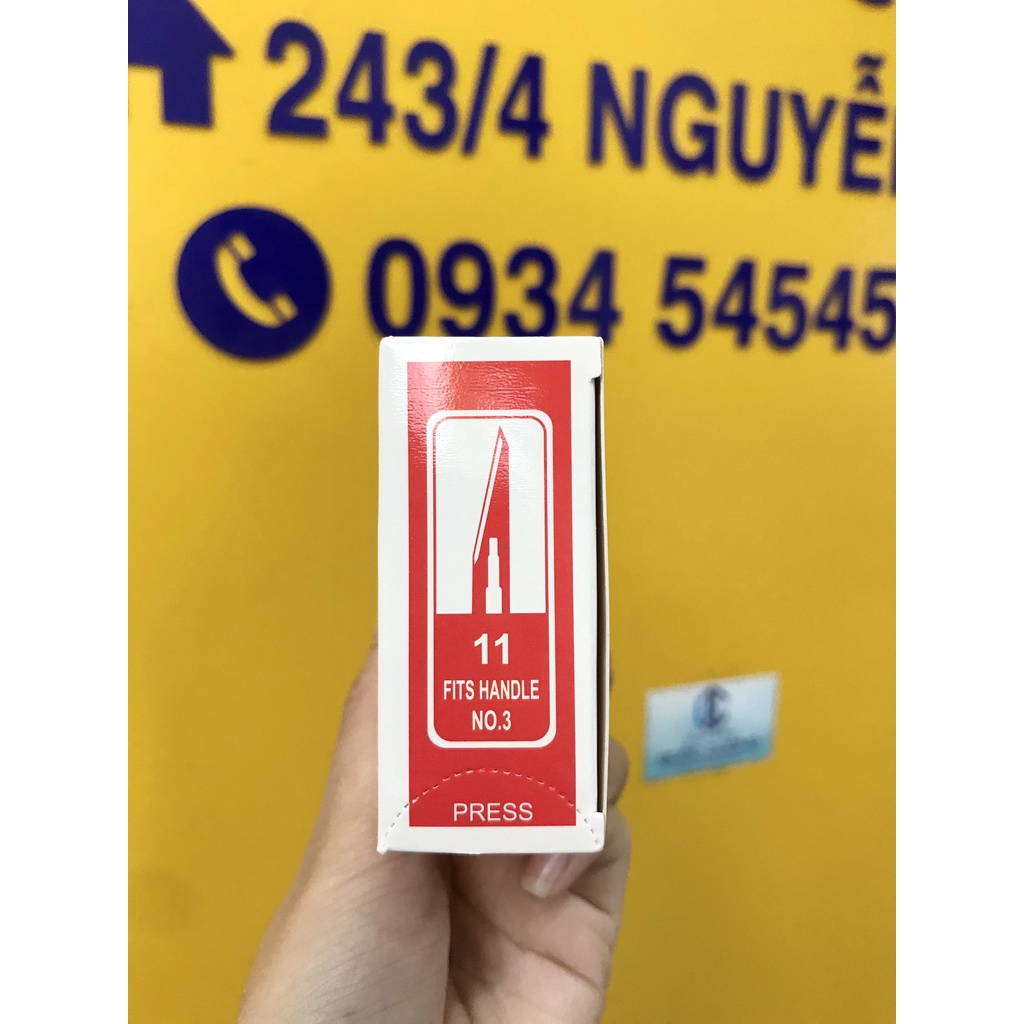 Lưỡi dao mổ số 11 (100 cái/ 1 hộp)