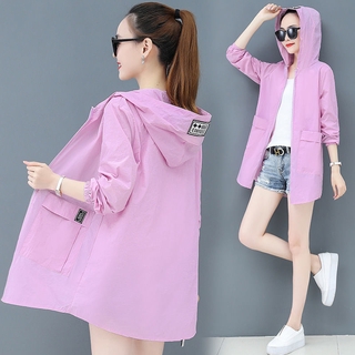Áo Khoác Chống Nắng Dáng Dài Phong Cách Hàn Quốc Thời Trang Cho Nữ