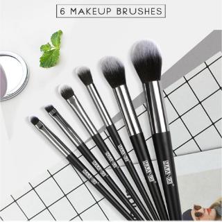 6Pcs Powder Brush Highlighter Makeup Brush Kit