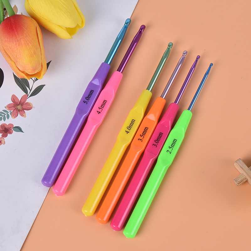 Bộ 6 Dụng Cụ Đan Len Bằng Nhựa Đa Năng Tiện Dụng