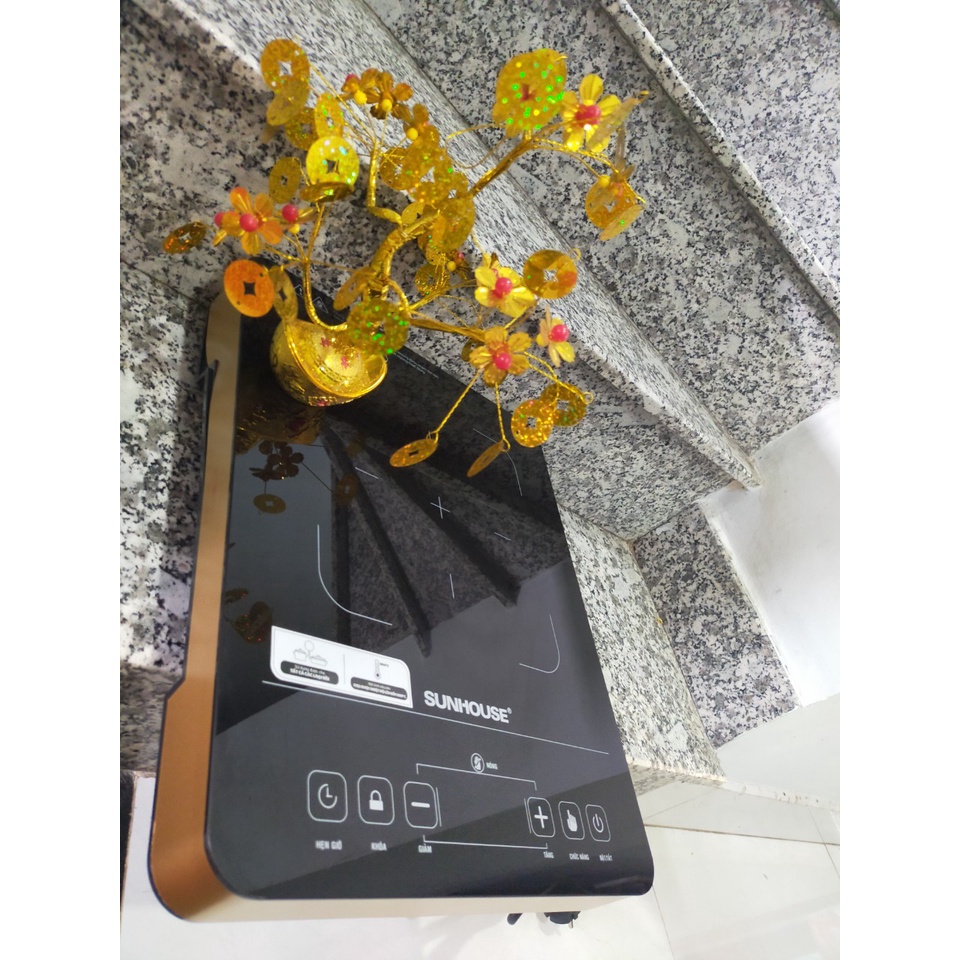 Bếp hồng ngoại Sunhouse SHD6015 mặt kính cảm ứng, không kén nồi