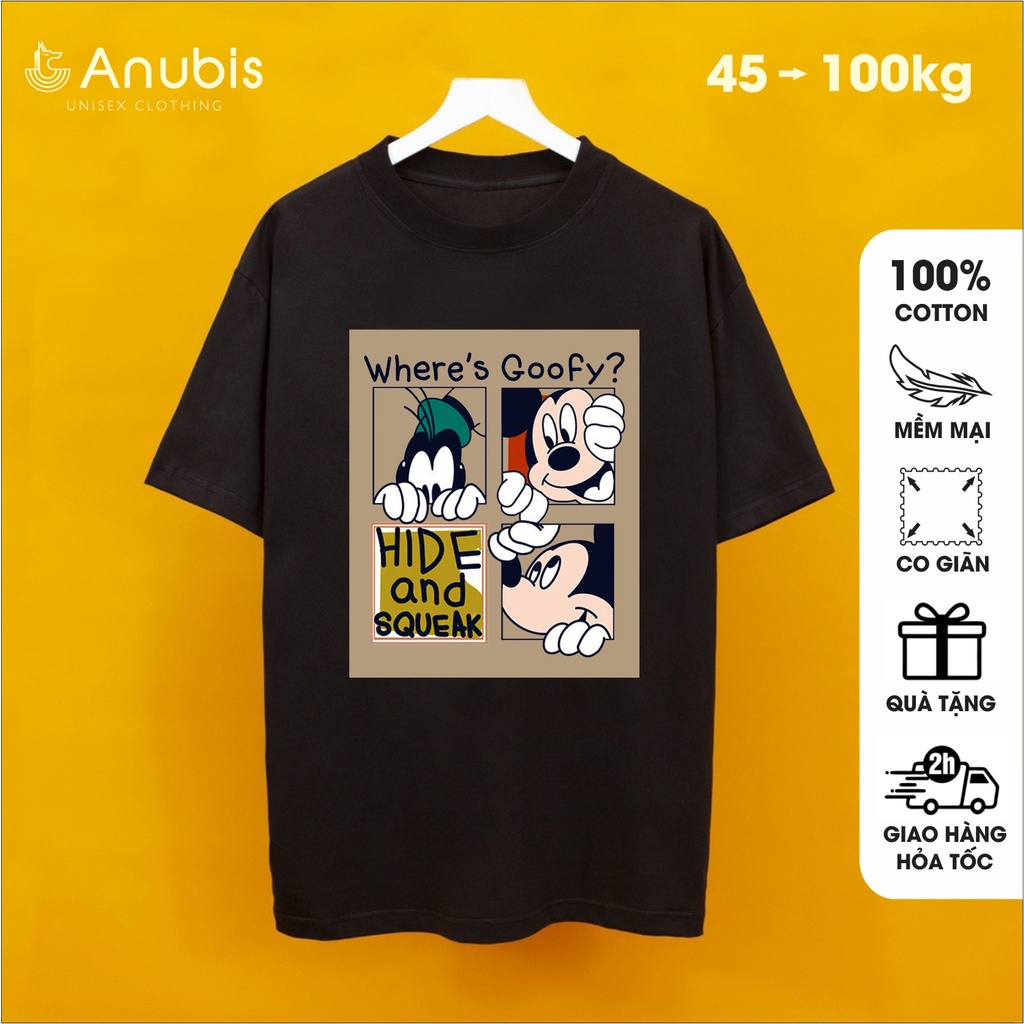 Áo thun Mickey and Goofy unisex Anubis Store