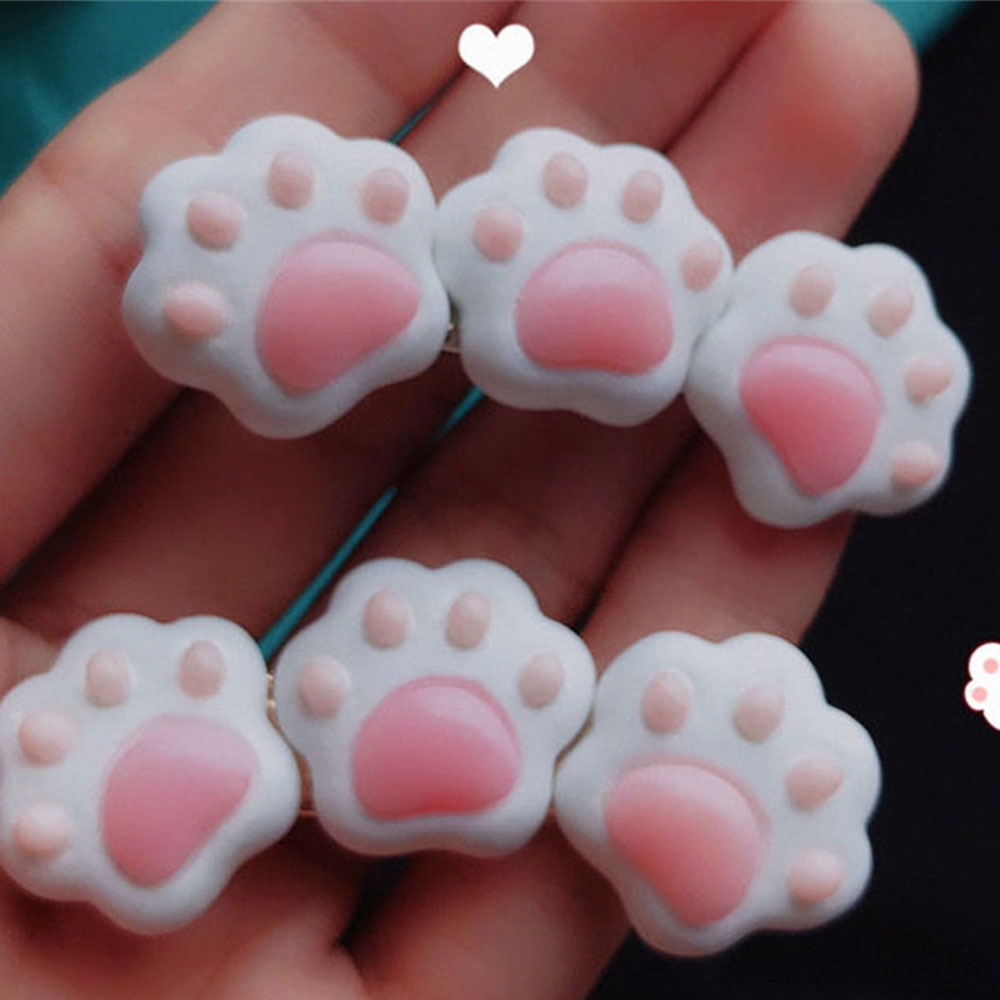 Set 2 kẹp tóc hình chân mèo dễ thương cho nữ