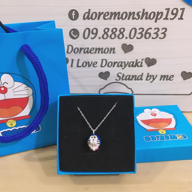 Dây Chuyền Mạ Bạc Doremon Doraemon