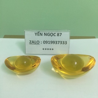 Thỏi vàng thủy tinh 5 cm