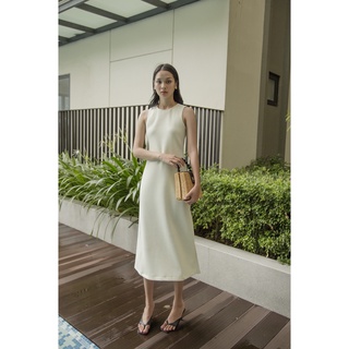 Đầm sát nách cổ tròn EDINI - D1493
