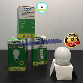 Led bulb 3w, bóng đèn led mpe chính hãng bảo hành 12 tháng