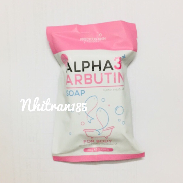 XÀ PHÒNG ALPHA ARBUTIN MẪU MỚI NỘI ĐỊA THÁI LAN