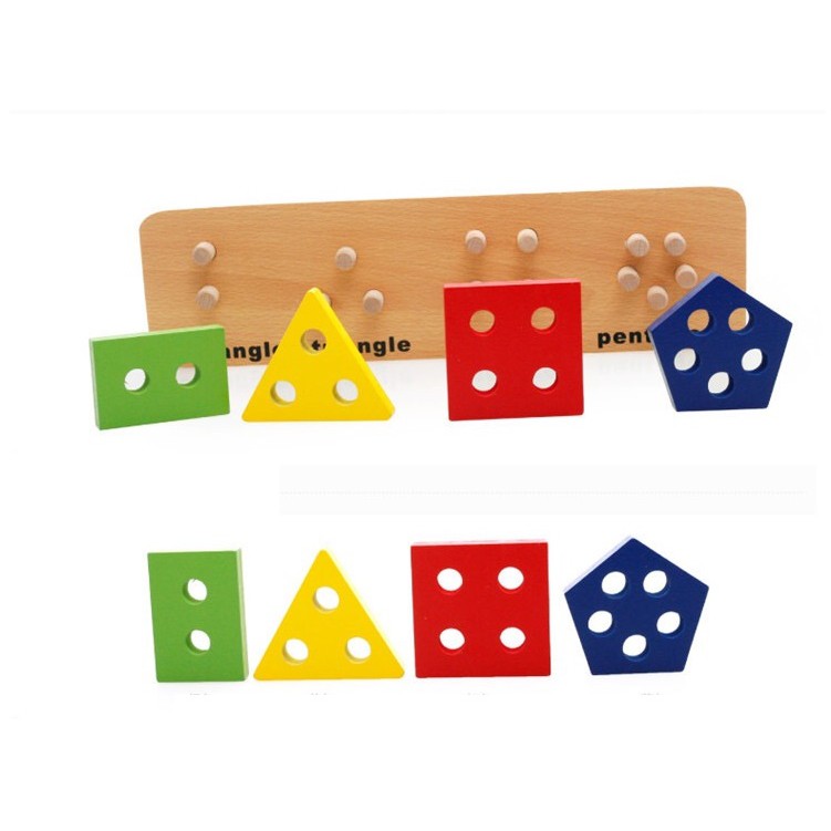 ĐỒ CHƠI GỖ - NHẬN DẠNG HÌNH HỌC LEVEL 2