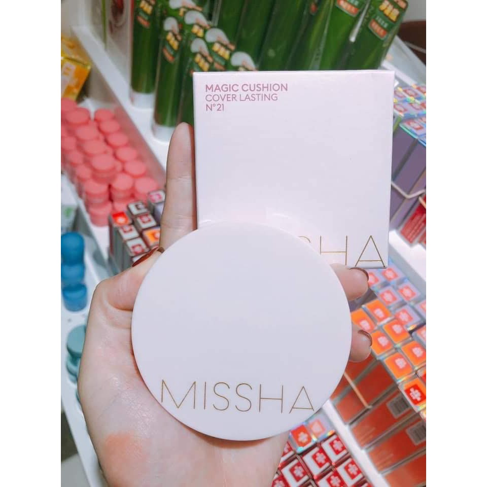 Phấn Nước Misha Vỏ Trắng Magic Cushion Moist Up