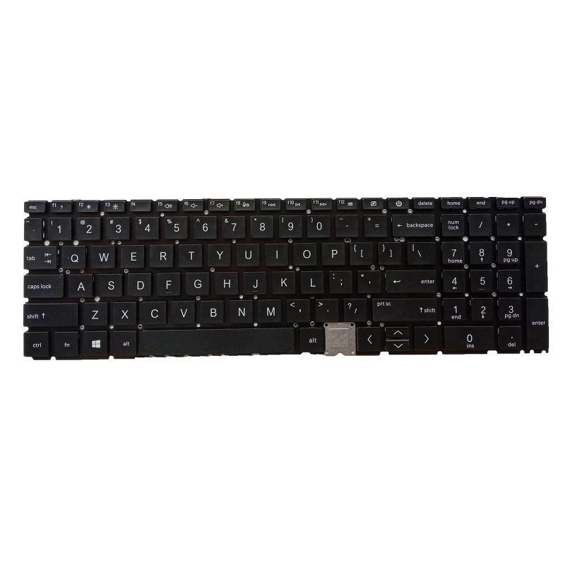 Bàn Phím Tiếng Anh Không Khung Cho HP ENVY 15-ed 15-ed0000 15m-ed0000 Màu Đen