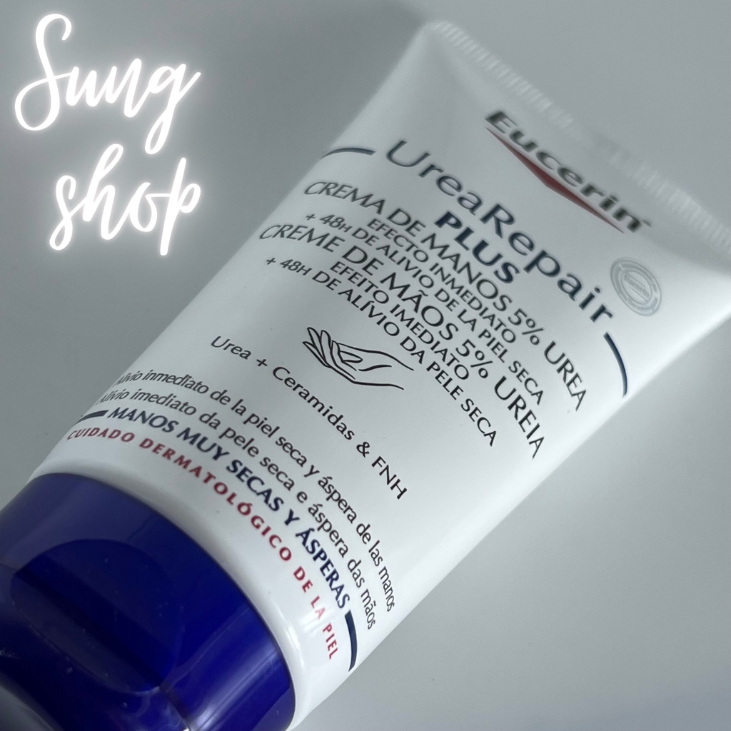 [RẤT HIỆU QUẢ] Kem dưỡng da tay siêu mềm mại EUCERIN UreaRepair PLUS 5% không gây nhờn rít