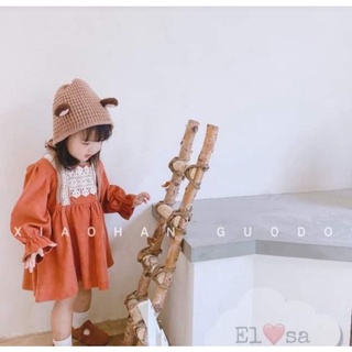 combo váy nhung tăm phối ren