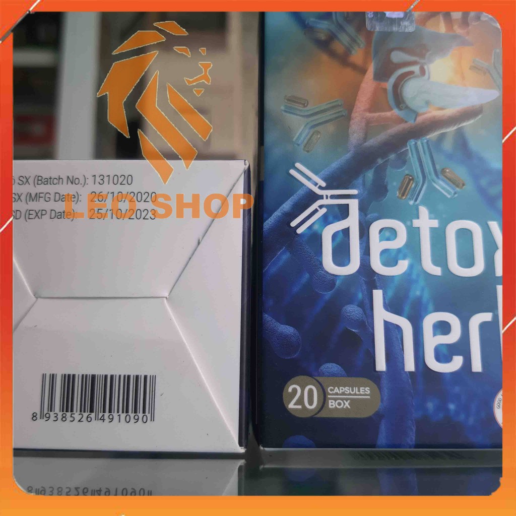 [COMBO 3 HỘP] VIÊN UỐNG DETOXHERB - Diệt Ký Sinh Trùng Nâng Cao Đề Kháng Thanh Nhiệt Mát Gan - Chính Hãng Hộp 20 Viên | BigBuy360 - bigbuy360.vn