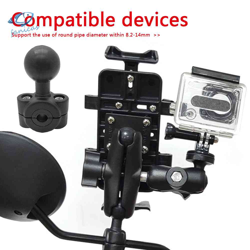 Giá Đỡ Điện Thoại 8.2-14mm Cho Xe Máy