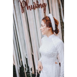 Áo dài 09271 phục vụ cho ngày cưới hỏi giá 500k mua nhiều được giảm giá 10k/1sản phẩm. Áo cho các bà mẹ tầm trung niên .