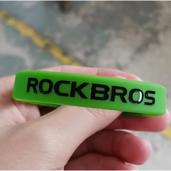 Vòng đeo tay thể thao ROCKBROS silica gel thích hợp cho đạp xe