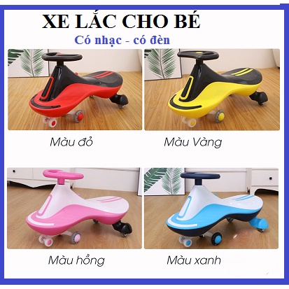 Xe lắc chòi chân có nhạc+đèn cho bé từ 1-5 tuổi.BẢO HÀNH 1 NĂM