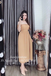 ĐẦM MAXI BẸT VAI 🐣🐣QC