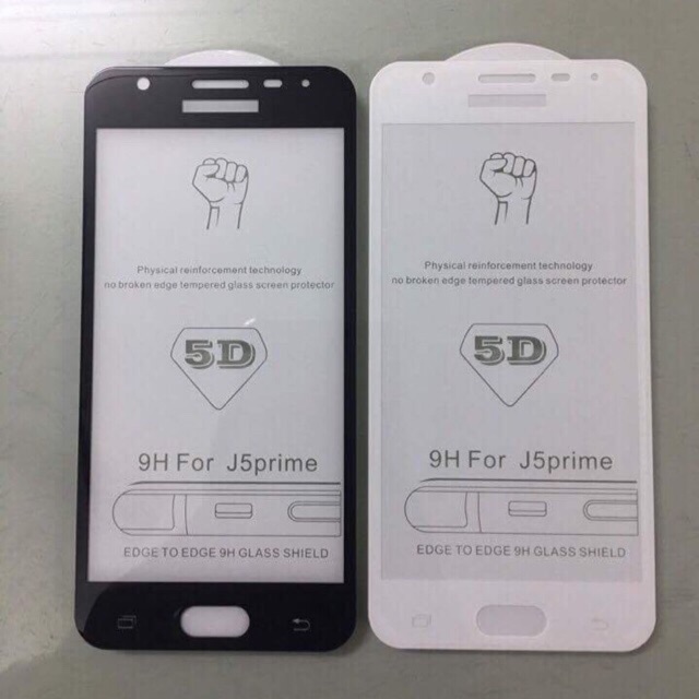 Kính phỉ 5D Ffull màn Samsung J5 prime