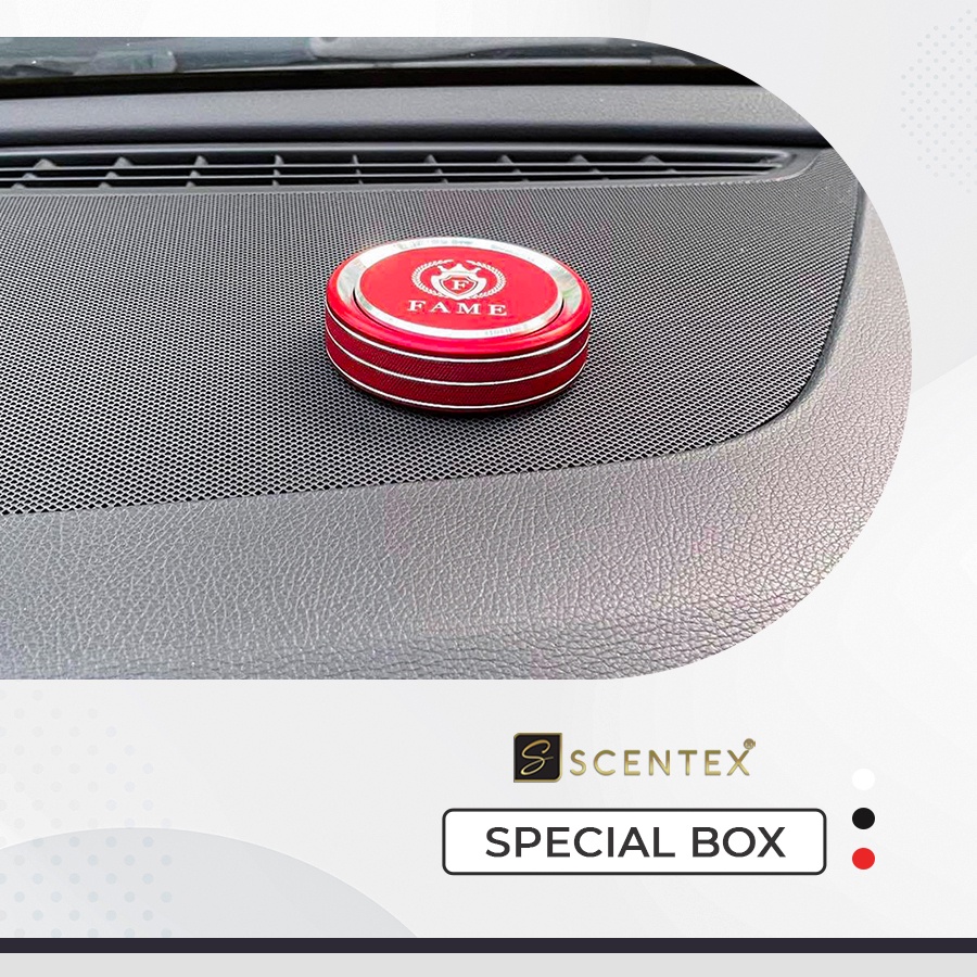 nước hoa ô tô đặt taplo special box - khắc laser logo doanh nghiệp, hình ảnh cá nhân lên nước hoa xe hơi scentex