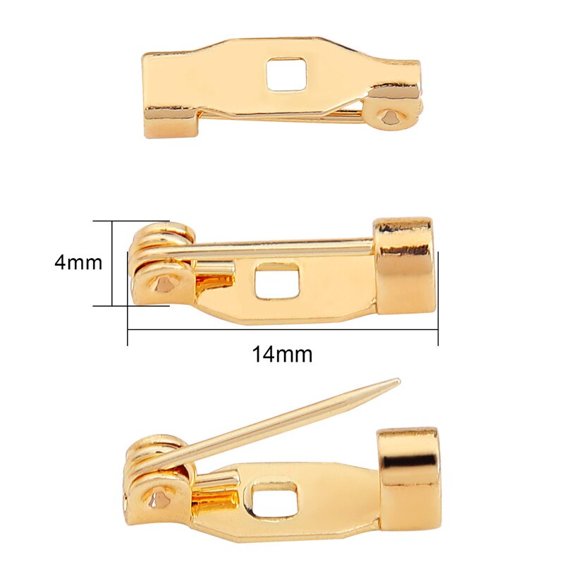 Set 2 Ghim Cài Áo Mạ Vàng 18K