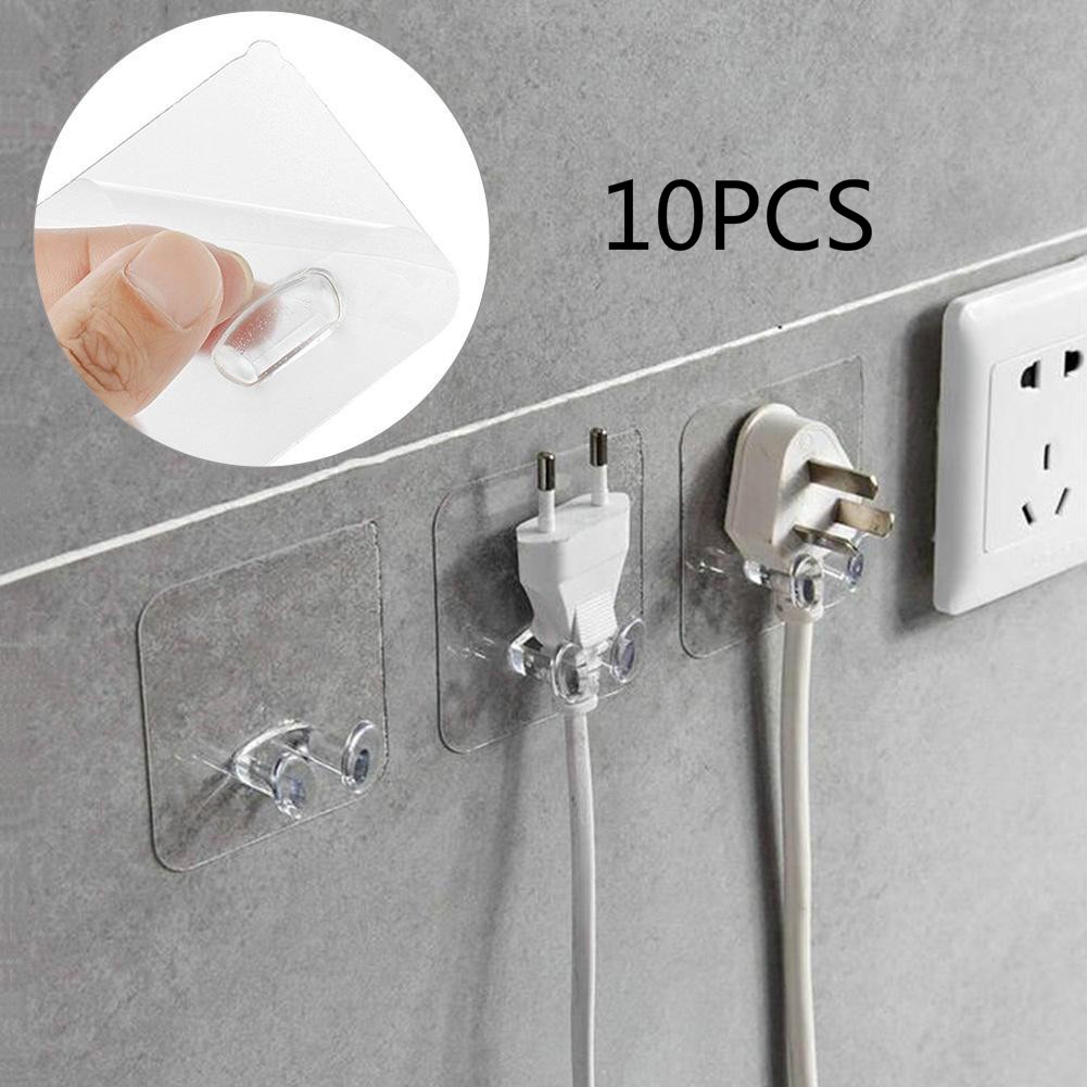 Set 5 / 10 Móc Dán Tường Treo Phích Cắm Tiện Dụng