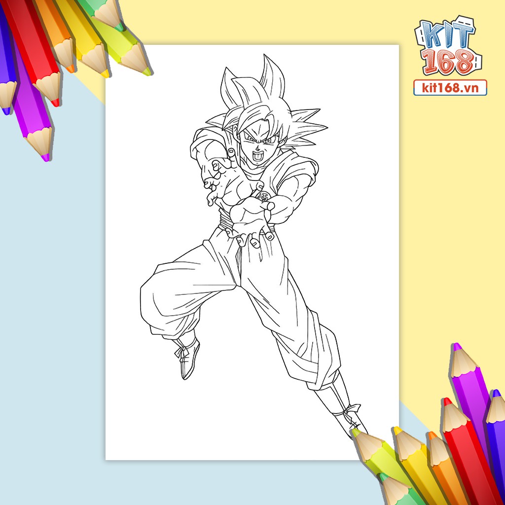 Tranh tô màu Dragon Ball TTM-0026