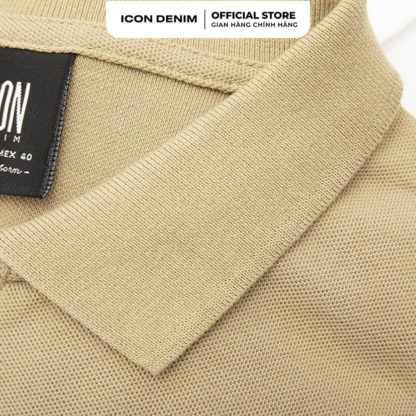 Áo Polo Nam Tay Ngắn ICON DENIM Oversize Bo Thun | BigBuy360 - bigbuy360.vn
