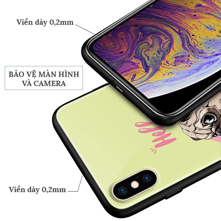 Ốp Cao Cấp Hình Chó Pug BRUH CASE 6/6S/6Plus/6S/Plus/7/8/7Plus/8Plus/X/Xsmax/11/Promax/Xr