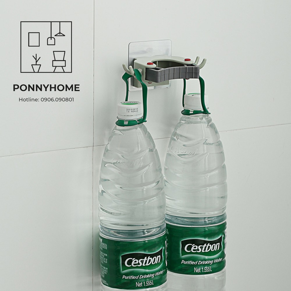 Móc Dán Kẹp Chổi Giữ Cây Lau Nhà Đa Năng Treo Đồ