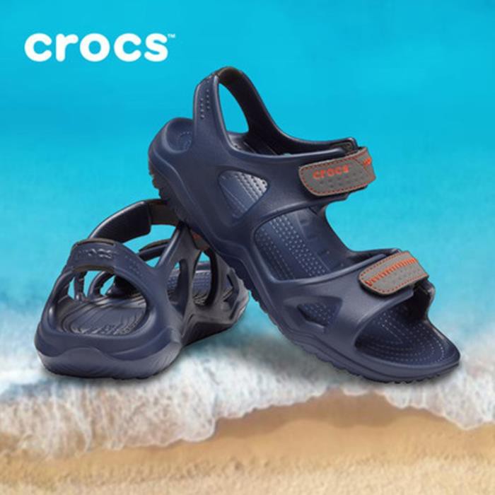 dép sandal quai ngang nhựa cá sấu swiftwaterwave river cho nam đi mưa, lội nước, đi biển, chống hôi chân -ku7