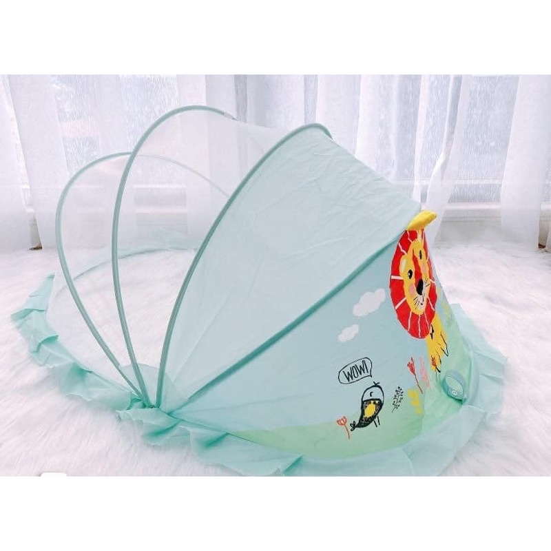 Mùng chụp cho bé chống muỗi, Màn Chụp Gấp Gọn Kiluta Hình Thú Cho Bé