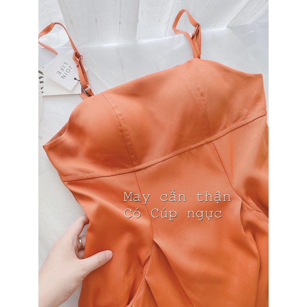 VÁY CAM LI TÚI CÚP NGỰC , THIẾT KẾ SANG TRỌNG CHẤT VẢI CO GIÃN NHẸ SIÊU MÁT (Lisa_botique hàng thiết kế cao cấp ) | BigBuy360 - bigbuy360.vn