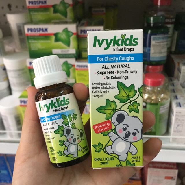 Siro Ivy Kid úc giúp giảm ho hiệu quả thảo dược từ nhiên nhiên