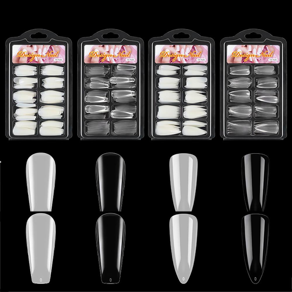Bộ Móng Tay Giả Dạng Nhấn Tự Nhiên Bằng Acrylic