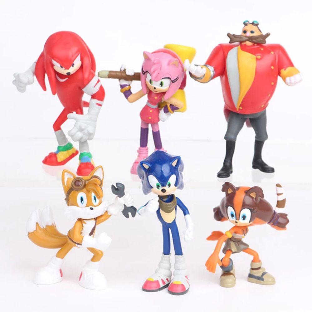 Mô hình nhân vật hoạt hình nhím Sonic chất liệu PVC chất lượng cao