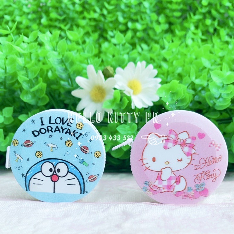 THƯỚC DÂY RÚT TỰ ĐỘNG HELLO KITTY - DORAEMON