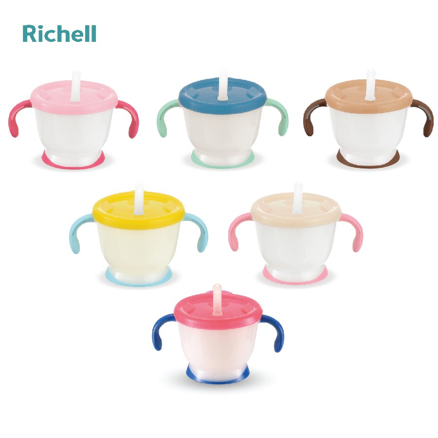 Cốc tập hút 3 giai đoạn Richell / Kichilachi