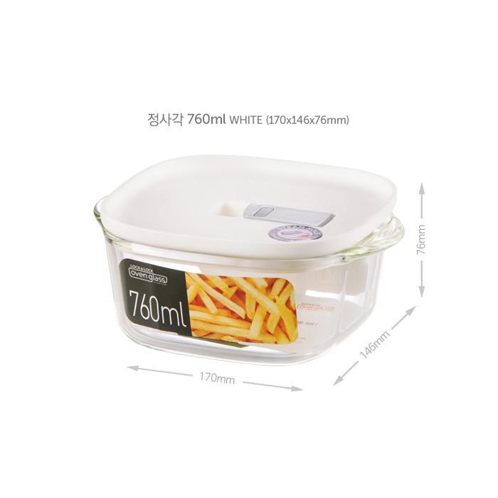 Hủ thủy tinh Lock&amp;Lock 760ml