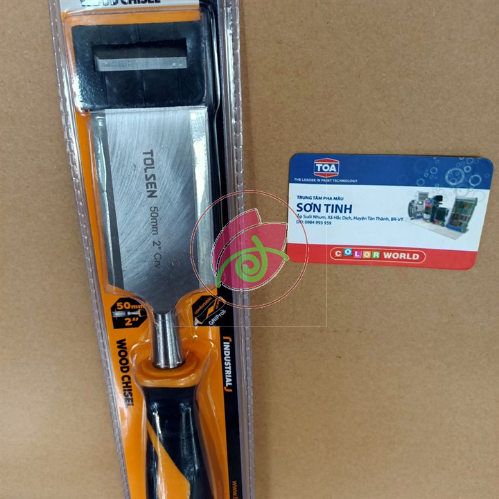 Đục gỗ công nghiệp Tolsen nhiều kích thước 6-51mm cán sắt bọc nhựa