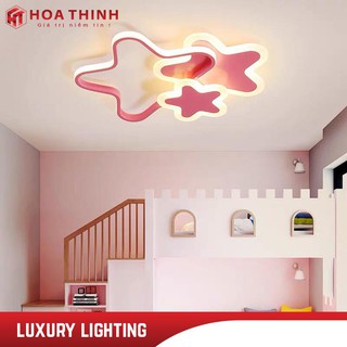 Đèn trẻ em gắn trần ,ốp trần trang trí phòng ngủ cho bé hình ngôi sao, đèn led 3 chế độ ánh sáng, bảo hành 2 năm