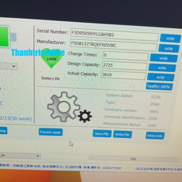 Pin 6s Plus Bison dung lượng cao 3600mAh