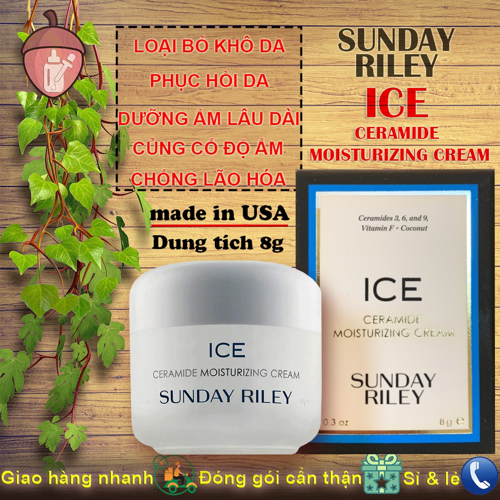 SUNDAY RILEY - Kem Dưỡng Ẩm ICE Ceramide Moisturizing Cream