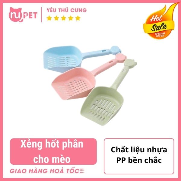 Xẻng hốt phân cho mèo | Dụng cụ vệ sinh cho mèo | Đồ hốt cát cho mèo