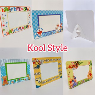 Khung ảnh để bàn tiệc cho bé - khung ảnh giấy KoolStyle -khung ngang