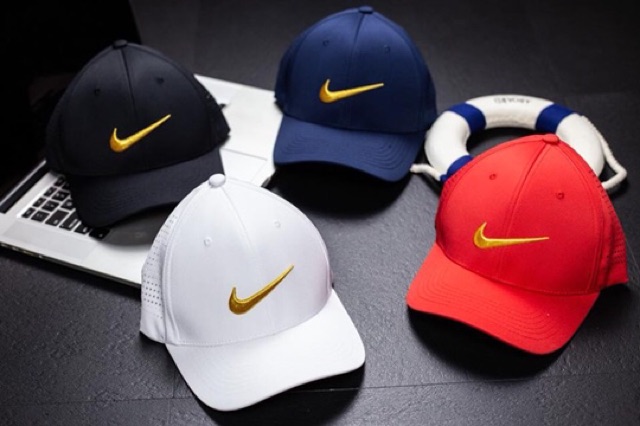 Nón NIKE bít đuôi thêu chỉ vàng bóng cực đẹp FREE SHIP  🏡: 53/26B Trần Khánh Dư p Tân Định q1, HCM