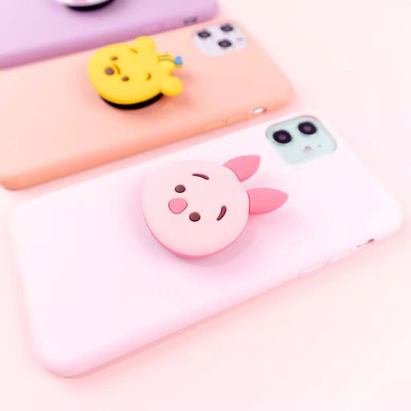 Mua 1 Tặng 1 / 1 Ốp Điện Thoại Màu Macaron / Macaron / Free / 3d / Griptok 3d / Popsocket